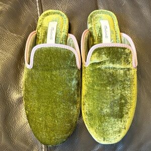 Madewell velvet slippers